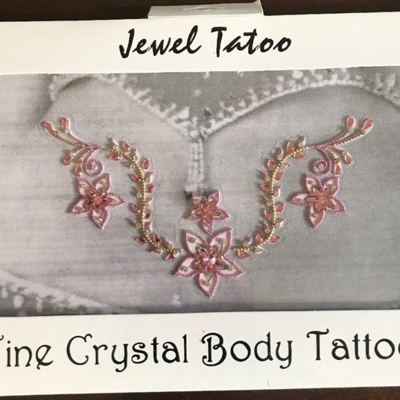 NIP Reusable Fine Crystal Body Tattoo - Picture 1 of 1